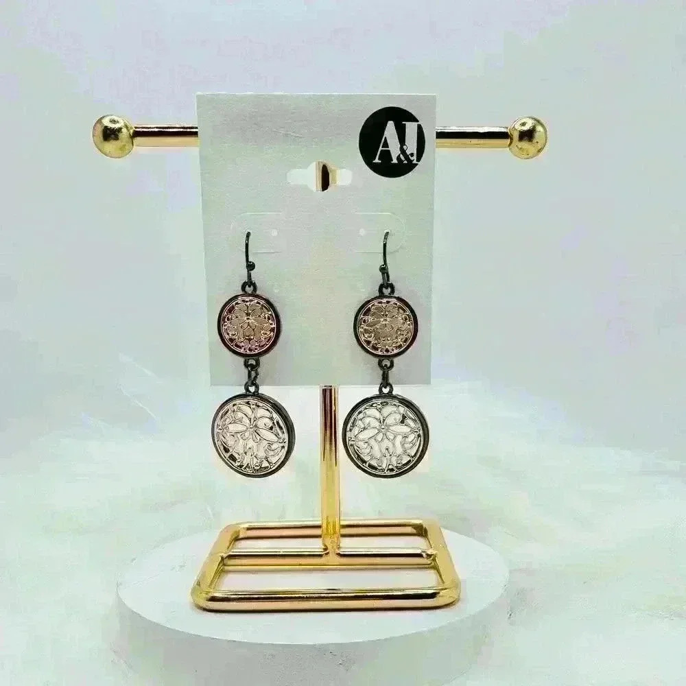 A&I Statement Earrings - Picture 2 of 3